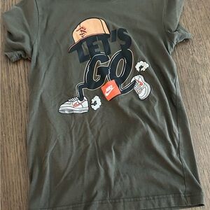 Nike Green Short Sleeve Graphic Tee